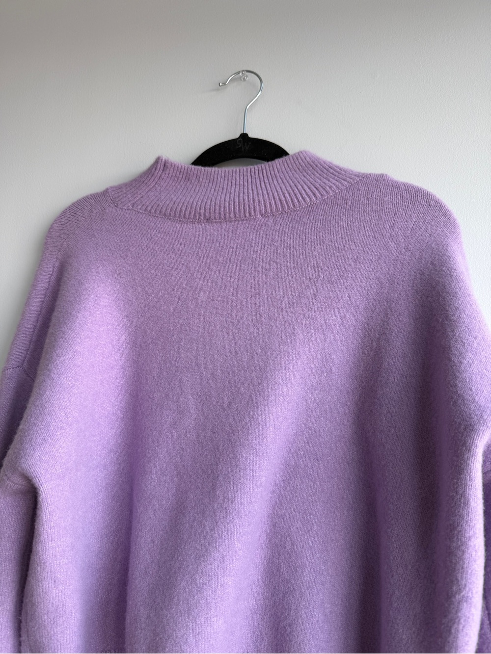 & Other Stories Lilac Mock Neck Women's Sweater - Picture 3 of 5